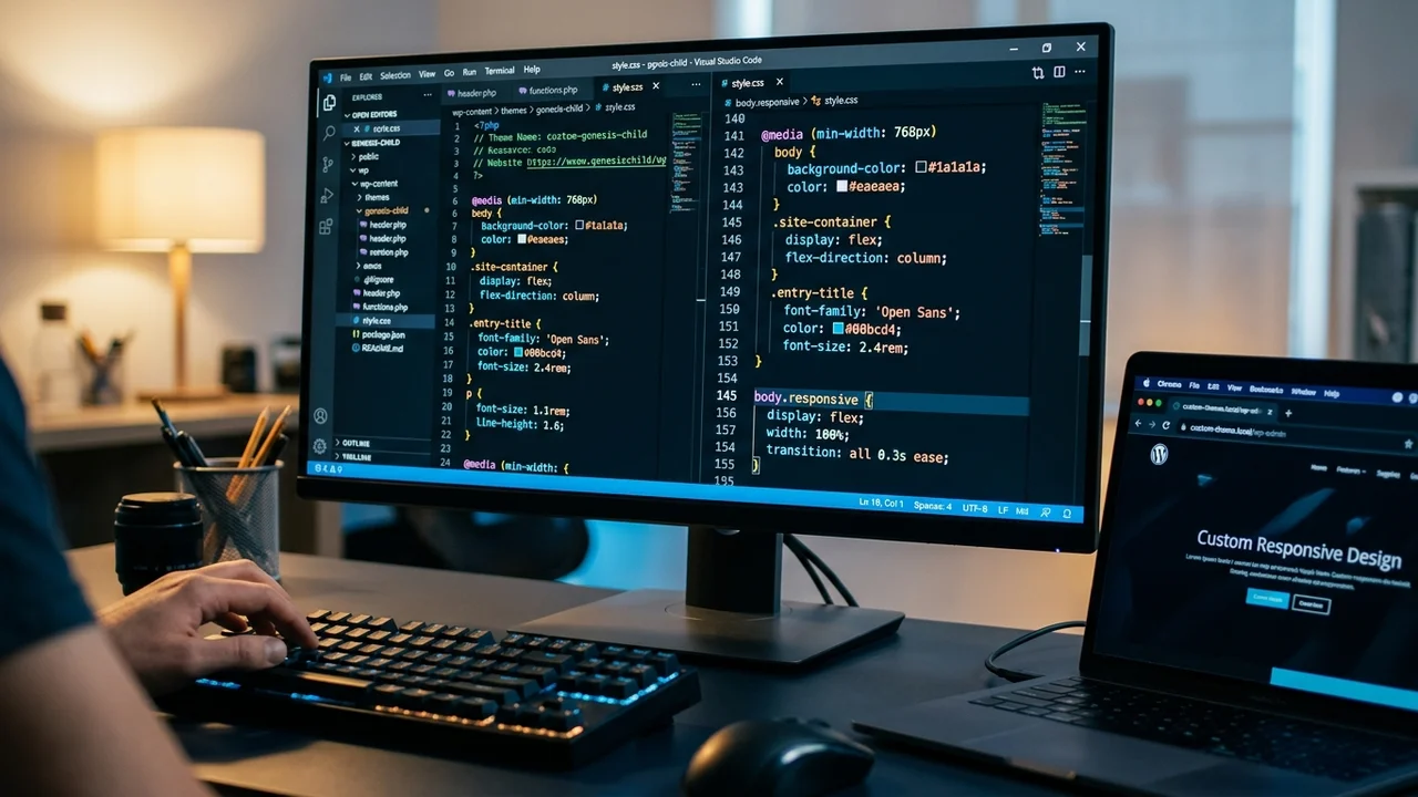 Software developer configuring Apache 301 redirect rewrite rules and server headers